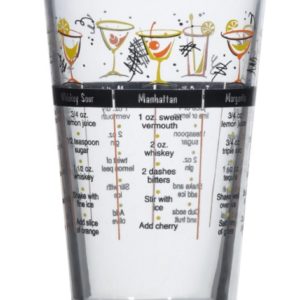 Create-Your-Own Mixed Drink Recipe Glasses, 16 oz - 180347